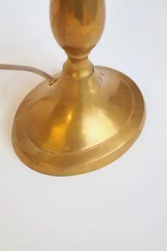 Vintage Tischlampe "GREENY" Messinglampe Unikat Leuchte Laterne Lampe Sammler