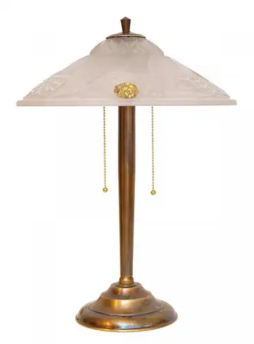Design Lampe Art Deco Leuchte Messinglampe Berlin Einzelstück