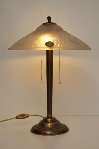 Design Lampe Art Deco Leuchte Messinglampe Berlin Einzelstück