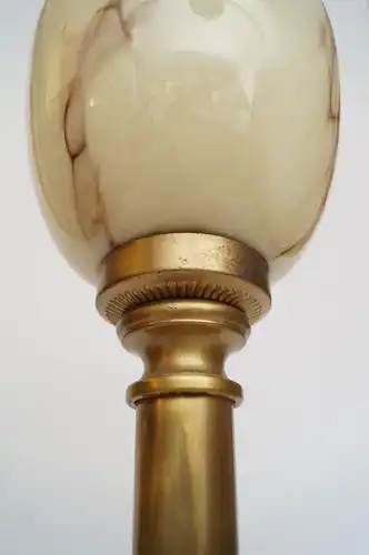 Art Deco Tischleuchte Mazda Style Messinglampe Fluter Schreibtischleuchte