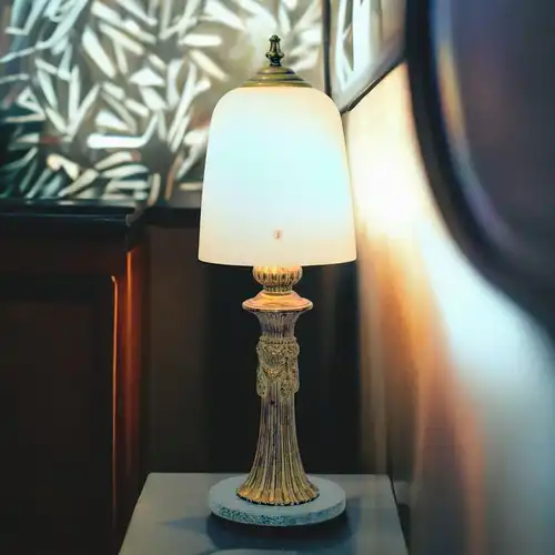 Art Déco Lampe Tischleuchte "ADLON" Einzelstück 65 cm Tischlampe Leuchte