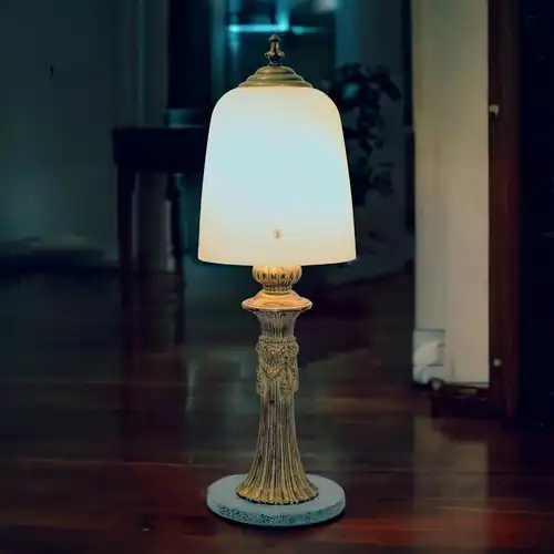 Art Déco Lampe Tischleuchte "ADLON" Einzelstück 65 cm Tischlampe Leuchte