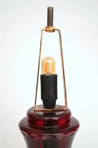 Unikat Jugendstil Weihnachts-Laterne "X-MAS" Tischlampe Lampe Laterne