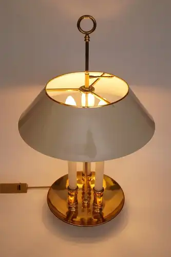 Klassische Schreibtischlampe "BOUILOTTE" Tischlampe Messinglampe Dimmer