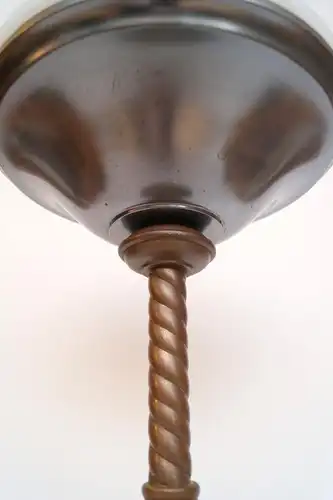 Art Deco Tischlampe "SAUCER" Unikat Messingleuchte Berlin Lampe