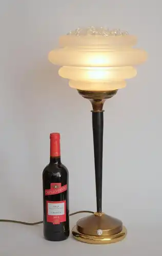 Unikat Art Deco Tischleuchte "BUBBLE TOP" Einzelstück Tischlampe Lampe