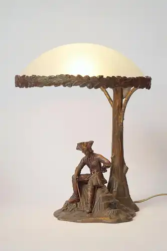 Jugendstil Lampe "FRIEDRICH DER GROSSE" 1910 signiert Leuchte