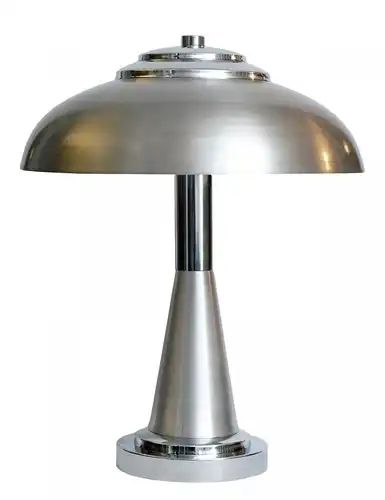Lampe lampe de bureau "LISSABON" lampe en acier inoxydable 80s lampe