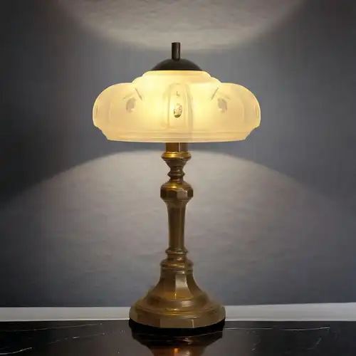 Art lampe de table lampe en laiton lampe lampe simple