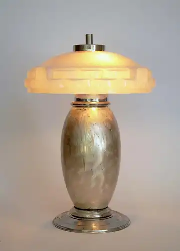 Unikat Art Deco Lampe Tischleuchte WMF Ikora Tischlampe