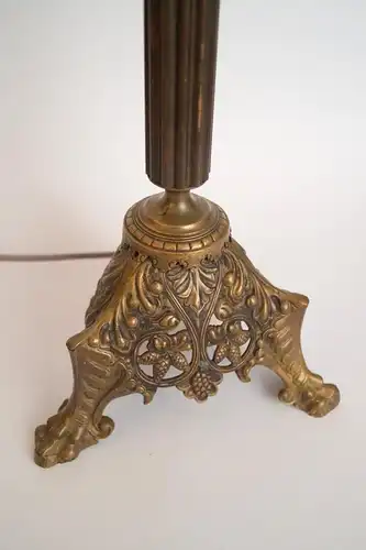 Art original Deco Art Nouveau Lampe de table "GLOBAL SHPERE" Lumières en laiton 1910