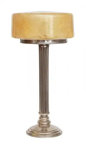 Space Age Design Lampe de table"MISS MARBLE" Lumières de bureau en laiton nickel