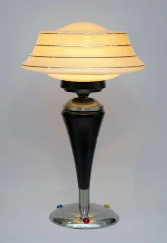 Art Deco Lampe Tischlampe "JUPITERS MOON" Sammlerstück Lampe Design Leuchte