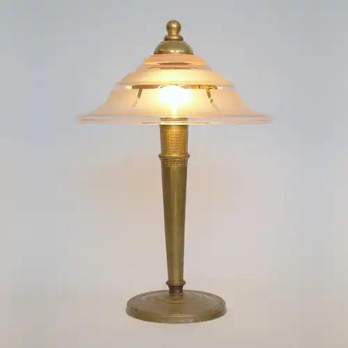 Original Art Deco Tischlampe "STELLA" Unikat zierlich Fensterbank Einzelstück