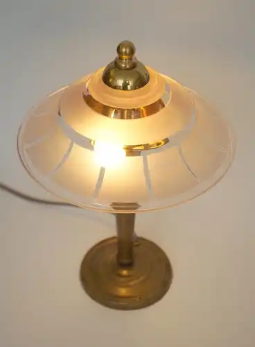 Original Art Deco Tischlampe "STELLA" Unikat zierlich Fensterbank Einzelstück