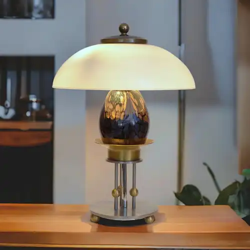 Art Deco Design Lampe Schreibtischleuchte "VEGA" Einzelstück Tischlampe