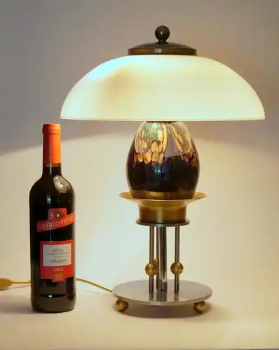 Art Deco Design Lampe Schreibtischleuchte "VEGA" Einzelstück Tischlampe 
