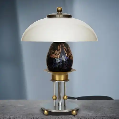 Art Deco Design Lampe Schreibtischleuchte "VEGA" Einzelstück Tischlampe
