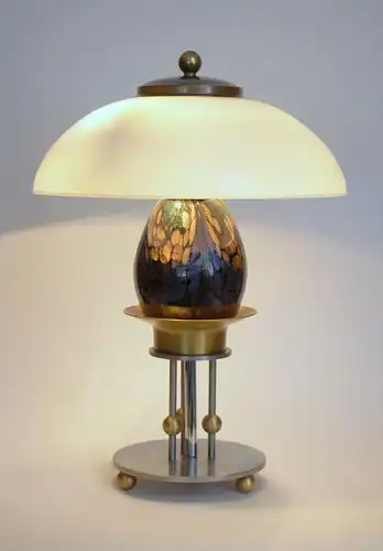 Art Deco Design Lampe Schreibtischleuchte "VEGA" Einzelstück Tischlampe 