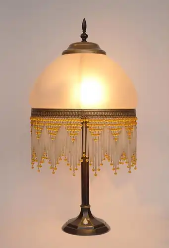 Art Deco Salon Tischleuchte "HOLLYWOOD REGENCY" Einzelstück Tischlampe Lampe