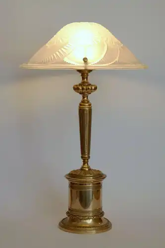 Art Deco Lampe Tischlampe "ORIENTAL EXPRESS" Messinglampe Berlin