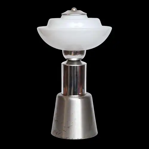Bauhaus Lampe de table "PEGASUS" Lumières de bureau uniques Chrome midcenturymodern