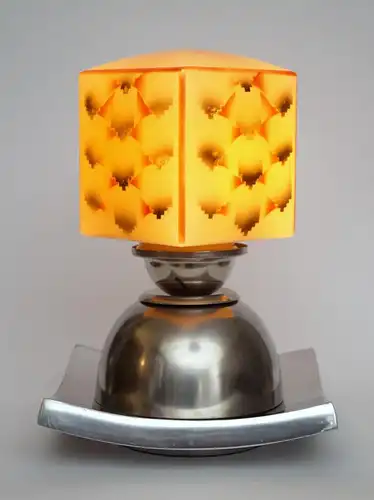 Art Deco Tischlampe "DECO CUBE" Unikat Einzelstück Schreibtischleuchte Leuchte