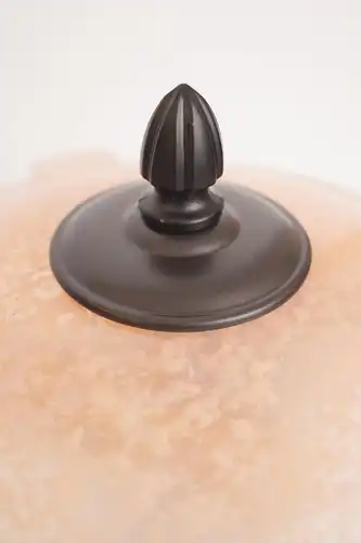 Art Deco Tischlampe "UNIQUE" antikes Opalglas Schreibtischlampe zierliche