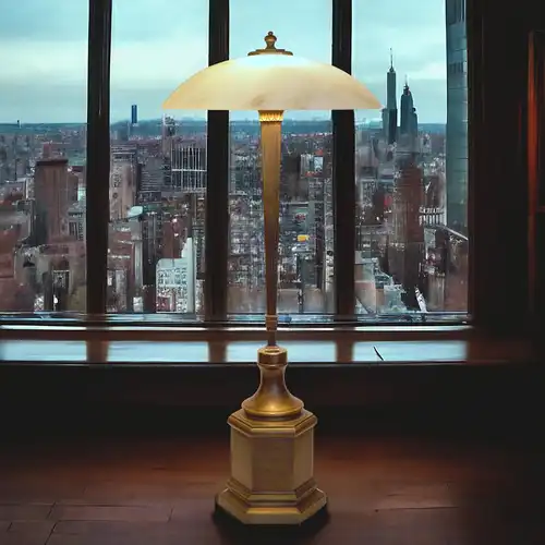 Einzigartige Art Deco Tischleuchte "PARIS" Messinglampe Unikat