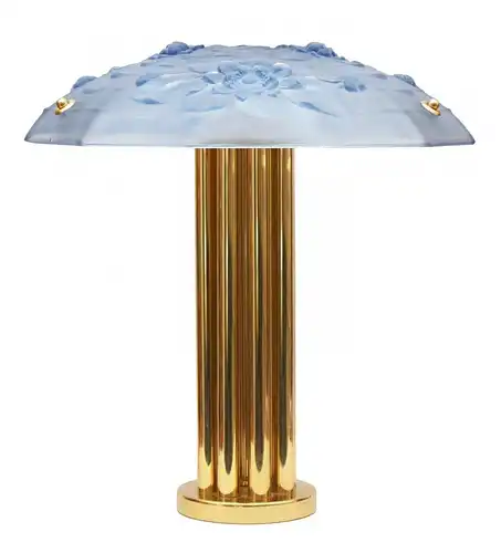 Design Lampe Leuchte  "BLUE GARDEN" Schreibtischlampe Messinglampe Berlin