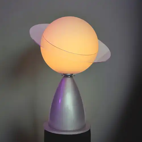 Space Design 70er Tischleuchte "SATURN 12" Bodenlampe Stehlampe Sputnik Lampe