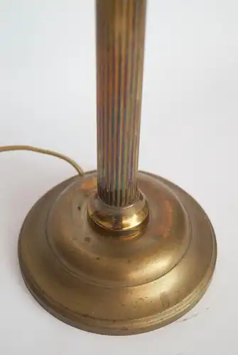 Jugendstil Lampe Leselampe "HOGWARTS" Messinglampe Unikat Sammler