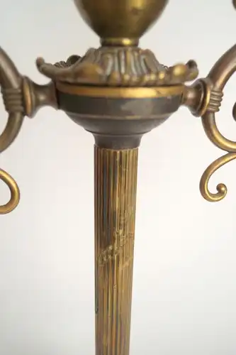 Jugendstil Lampe Leselampe "HOGWARTS" Messinglampe Unikat Sammler