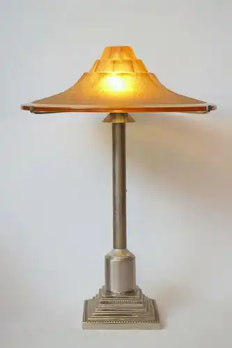 Art Deco Lampe Leuchte Tischlampe "HONEY SHADOW" Unikat