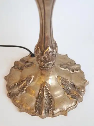 Art Nouveau Lampe champignon "ORNMENTIC" Lumpe Unikat simple lampe en laiton Berlin