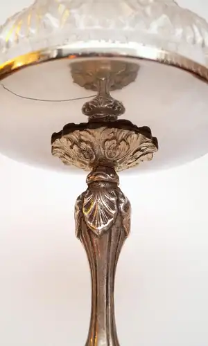 Jugendstil Pilzleuchte "ORNAMENTIC" Lampe Unikat Einzelstück Messinglampe Berlin