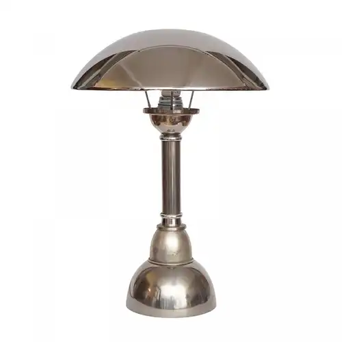 Bauhaus Art Deco Schreibtischlampe "CHEMNITZ" Opalglas Midcenturymodern