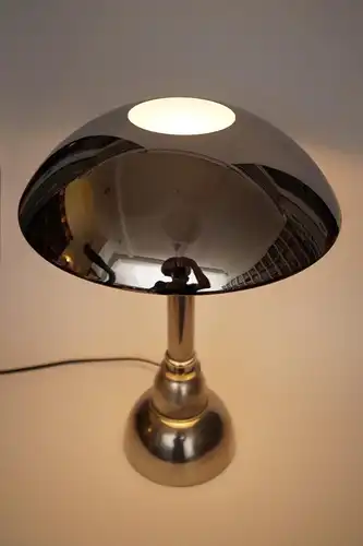 Bauhaus Art Deco Schreibtischlampe "CHEMNITZ" Opalglas Midcenturymodern
