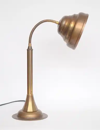 Unikat Art Deco Design Arbeitsleuchte "WORKSPACE" Messinglampe Schreibtisch rare