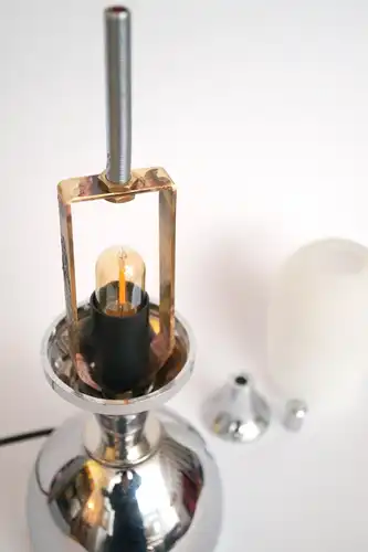 Space Age Design Tischlampe "ROCKET TOWER" Midcenturymodern Lampe Sputnik