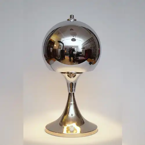 70er Jahre Space Age Design Tischlampe "SPHERE" Midcenturymodern Lampe Sputnik