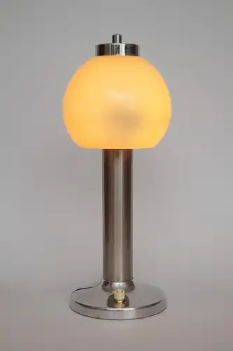 Bauhaus Art Deco Schreibtischlampe "WEIMAR" Opalglas Midcenturymodern Unikat