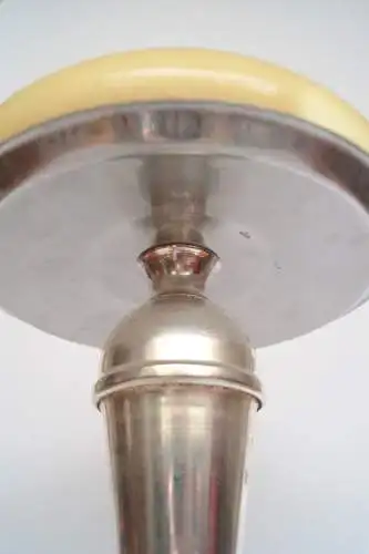 Art Deco Retro Lampe "CONCORDIA" Chrom Unikat Tischlampe Leuchte Einzelstück