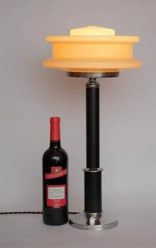 Design Tischleuchte "BLACK WIDOW" Art Déco Schreibtischlampe Unikat Lightartshop