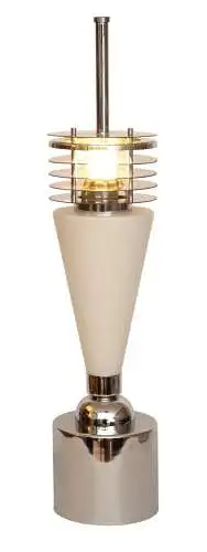 Lampe Space Age "SATELLITE" Chrome Bauhaus Retro Tischlampe Sputnik