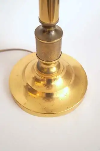 Art Deco Lampe Schreibtischleuchte "GOLDEN STAIRS" Unikat Messinglampe Leuchte