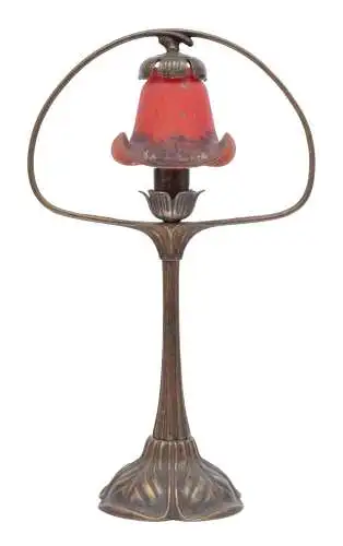 Belle lampe en laiton "RED FRUIT" de style Art Nouveau de Berlin