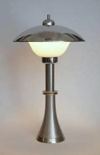 Design Lampe "ALPHA BASE" Unikat Art Deco Tischleuchte Tischlampe Retro