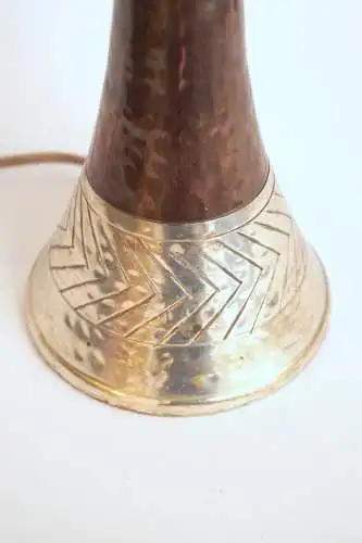 Art Deco Schreibtischleuchte "ALGIER" Tischleuchte Messinglampe Unikat