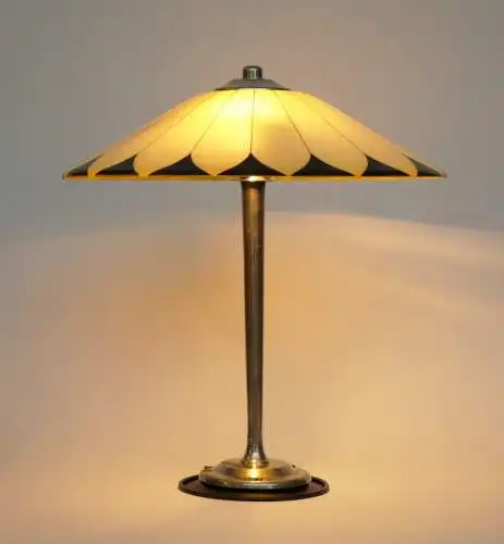 Original Art Deco Tischleuchte "VALIANT" 1930 Lampe Schreibtischlampe